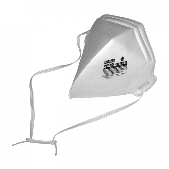 Respirador Msa Affinity 3500 N95 Plegable Desechable PParticulas sin Aceite