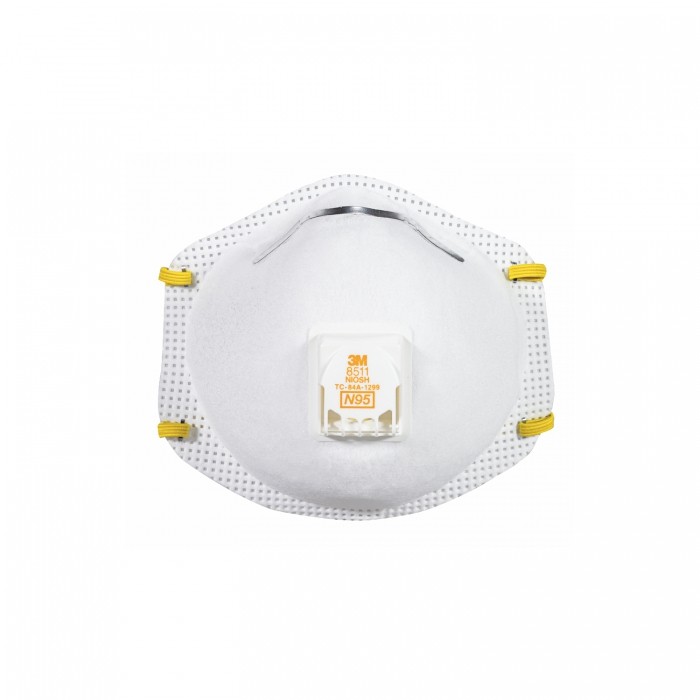 Respirador 3m N95 Desechable PPolvos y Particulas sin Aceite CValvula de Exhalacion Cool Flow
