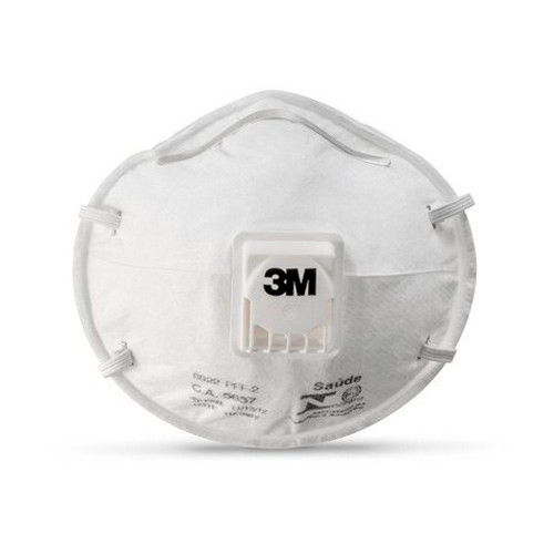 RESPIRADOR 3M 8822 FORMA DE CONCHA PFF2 CON VALVULA PARTICULAS SIN ACEITE