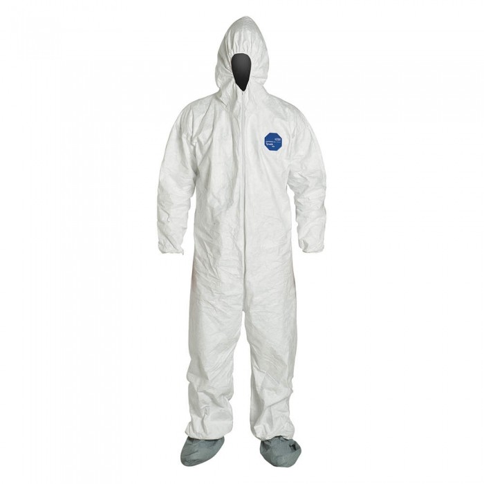 Overol Dupont Tyvek CCapucha Elastico y Botas TM