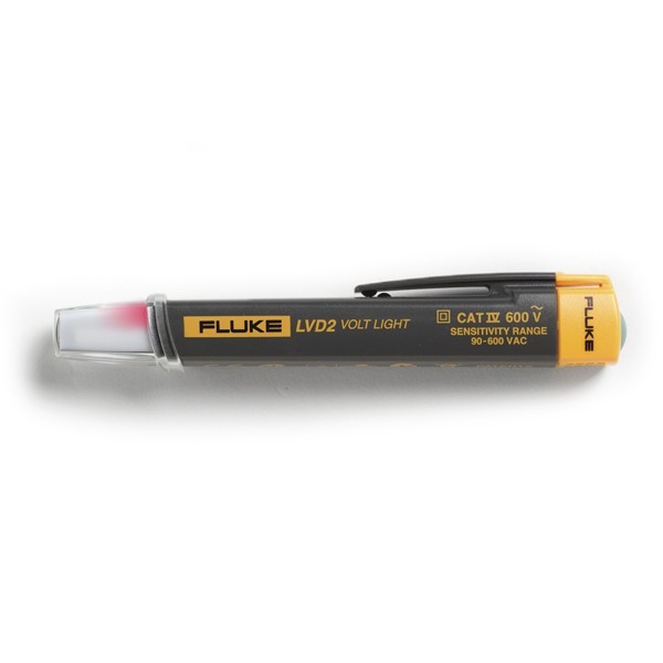 DETECTOR DE VOLTAJE FLUKE LVD2 DE VOLTAJE CINDICADOR DE LUZ CAT IV 600 V