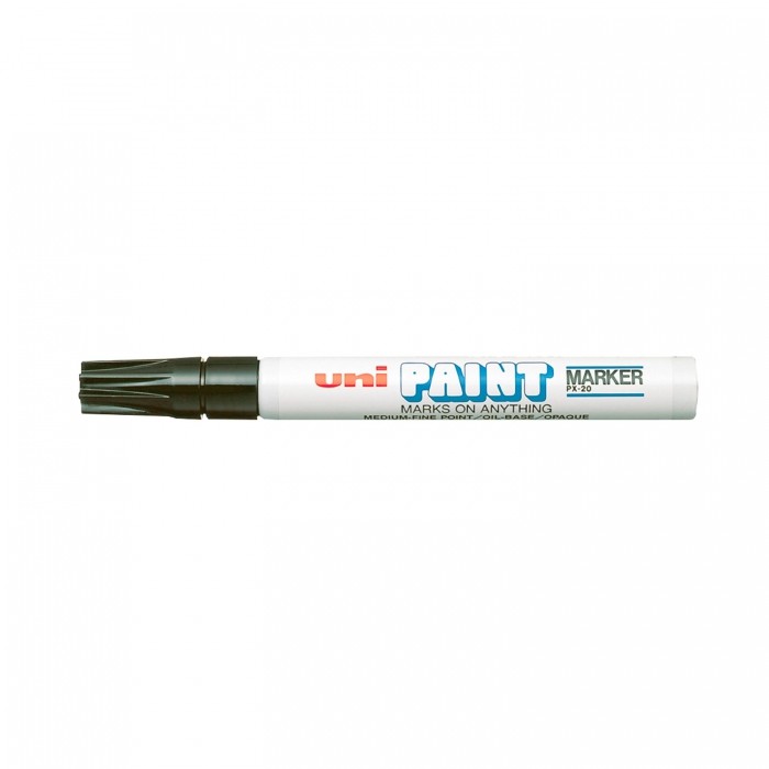 Marcador Unipaint Permanente Punto Mediano Naranja