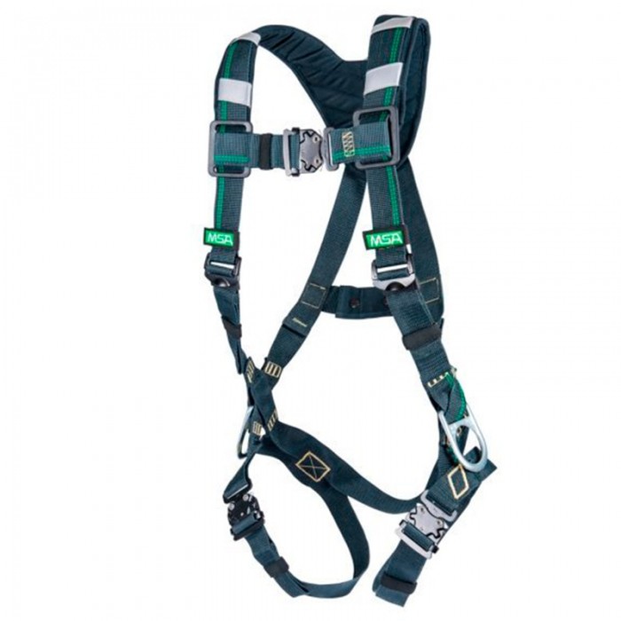 ARNES MSA 10150152 EVOTECH ARCFLASH TIPO CHALECO DE NYLON COLOR NEGRO CANILLOD DE ACERO EN ESPALDA Y CADERAS Y AJUSTE QUICKCONN
