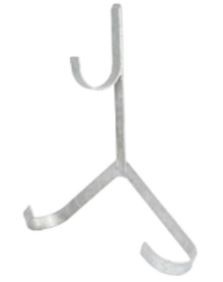 SOPORTE BILLY PUGH ALUMINIO PARO SALVAVIDAS 28 IN X 28 IN X 5 IN 35 LB