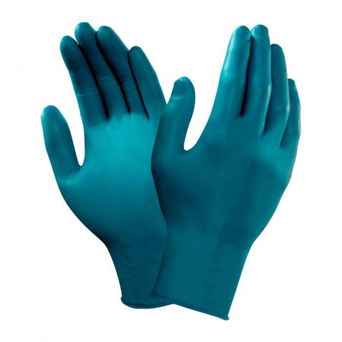 Guante Ansell Touchn Tuff de Nitrilo Resistente Quimicos 4 Mil CPolvo Dis100 T9