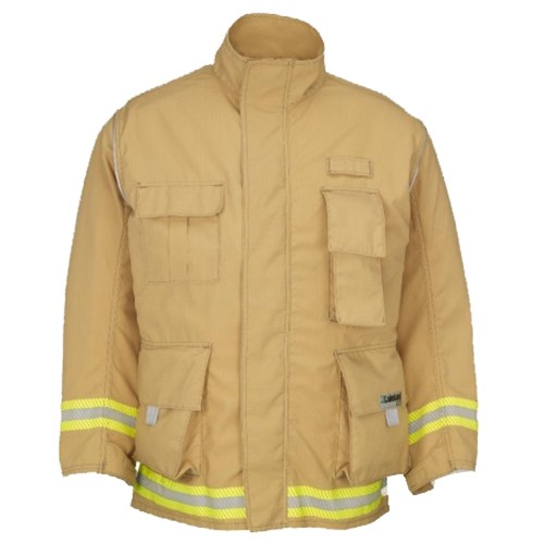CHAQUETON DE BOMBERO LAKELAND DUAL PARA COMBATE DE INCENDIO FORESTAL Y TRABAJOS DE BUSQUEDA Y RESCATE URBANO CERTIFICADO POR NF
