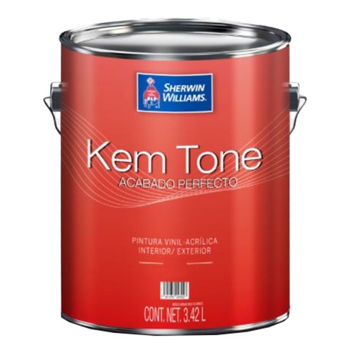 Pintura Vinilica Sherwin Williams K25wj72G Kem Tone Azul Mate de 1 Galon