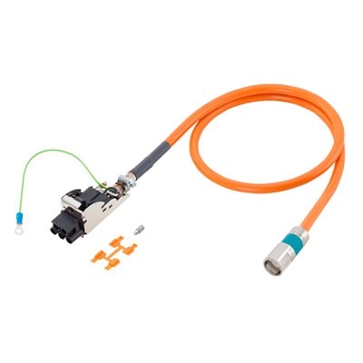 CABLE DE POTENCIA CONECTORIZADO SIEMENS 6FX80025DS011BA0 TIPO: 6FX80025DS01 4 X 15(2 X 15) C C CONECTOR A ROSCA TAM. 1 PARA SIN