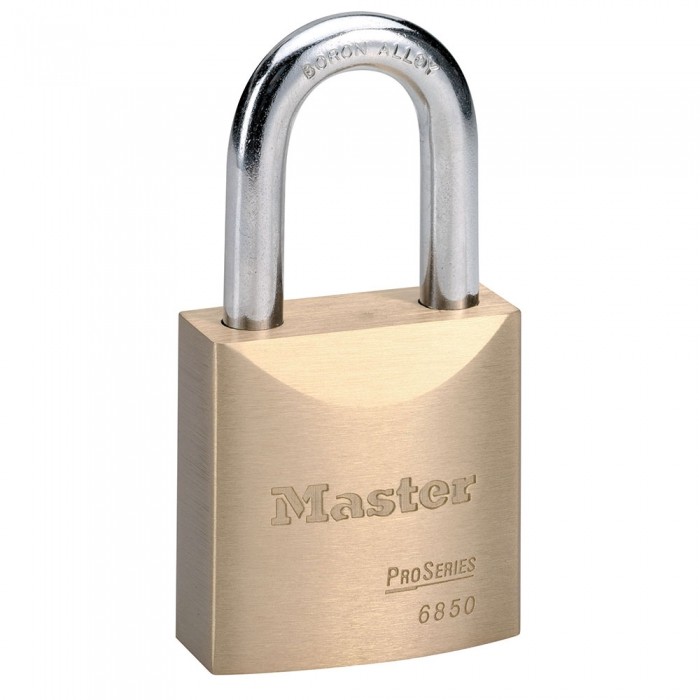 CANDADO MASTER LOCK DE LATON MACIZO DE 48 MM DE ANCHO CCILINDRO DE PINES Y LLAVE DIFERENTE