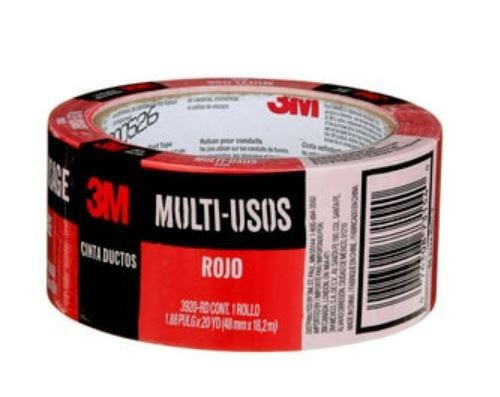 CINTA DUCTOS ROJO 18.2MTS